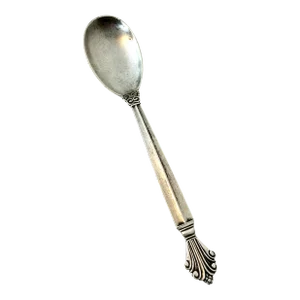 Early 20th Century Georg Jensen Acanthus Sterling Silver Spoon