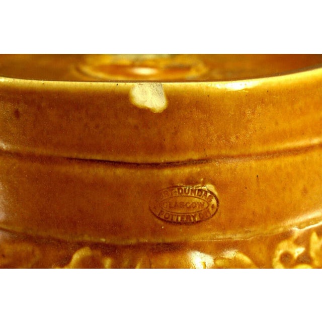 1800s Port Dundas Glasgow Scottish Armorial Stoneware Water Cooler For Sale - Image 9 of 12