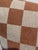 Modern Terra Cotta & Cream Throw Pillow For Sale - Image 3 of 3