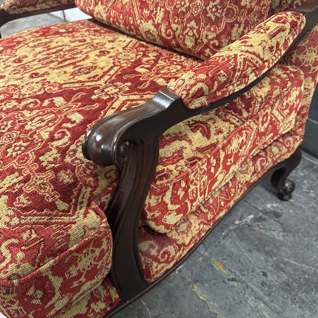 Pennsylvania House Bergère Armchair, Vintage For Sale - Image 9 of 12