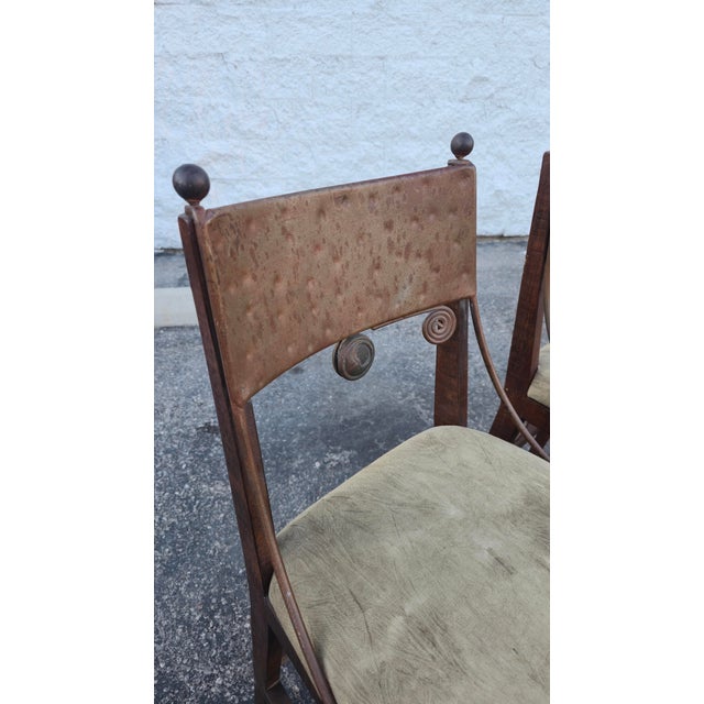 Vintage Handmade Rustic Dining Set Attributed to Carlo De Anda For Sale - Image 9 of 16