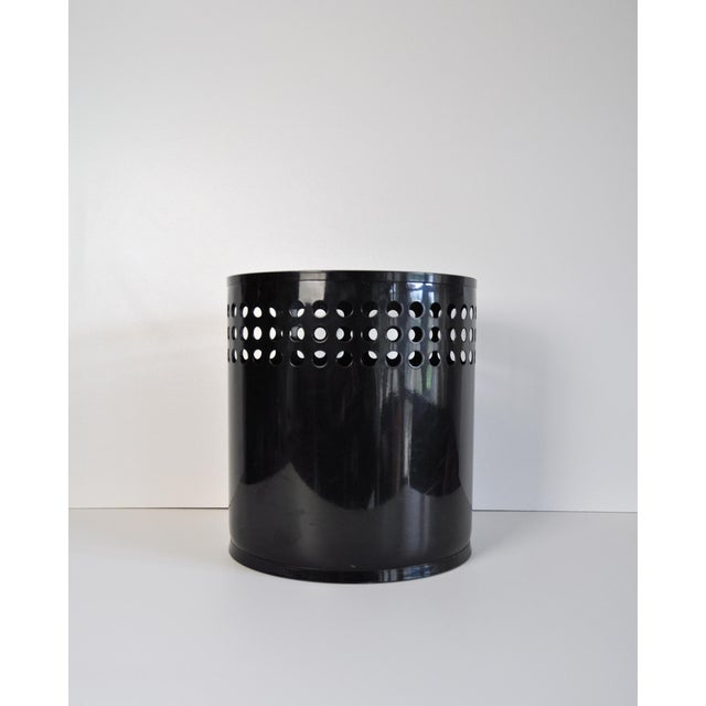 Black RM Wastebasket by Richard Müller, Denmark, 1970s For Sale - Image 4 of 9