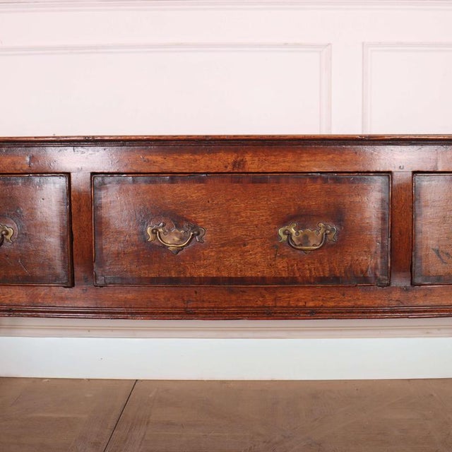 English Dresser Base in Oak For Sale - Image 3 of 11