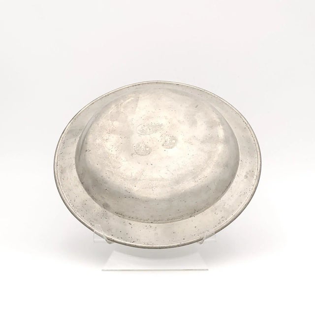 Pair of Pewter Plates, 18th or 19th Century For Sale - Image 4 of 9