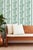 Jade Chinoiserie Shenanigans Toile Grasscloth Wallpaper by House Party | Jade Garden Green | 8 Yards For Sale - Image 8 of 8