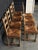 Oak Farmhouse Dining Chairs, 1925, Set of 8 For Sale - Image 3 of 18