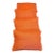 Orange Textured Accent Pillows For Sale