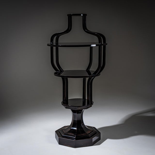 Ebonized Étagère, Vienna, Austria, Early 19th Century For Sale - Image 4 of 11