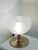 Gold Large Bowl Lamp, Italy, 1970s For Sale - Image 8 of 9