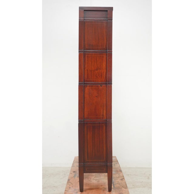 Early 20th Century Globe-Wernicke Eight Section Oak Barrister Bookcase For Sale - Image 11 of 11