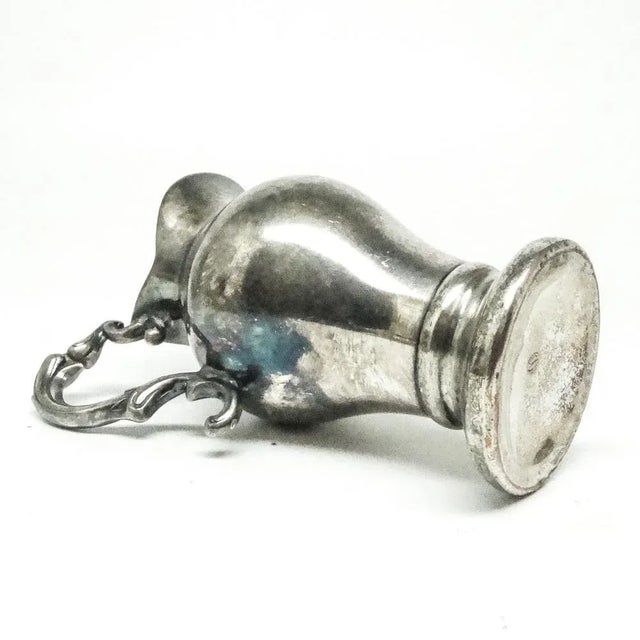 Mid 19th Century Biedermeier Olive Jug by Fraget, Poland For Sale - Image 5 of 7