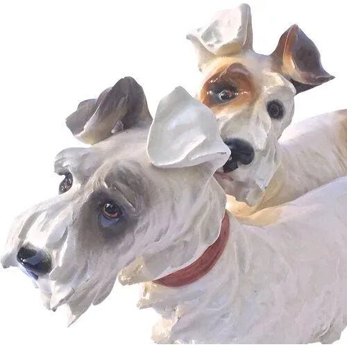 Vintage Signed Italian Ceramic Dogs Figurine For Sale In Atlanta - Image 6 of 7