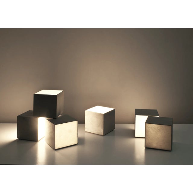 Cubes Table Lamps by Joachim Ramin for Early Light, Set of 3 For Sale - Image 9 of 14