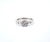 White 1.13 Ct Platinum Diamond Ring Size 5 For Sale - Image 8 of 9