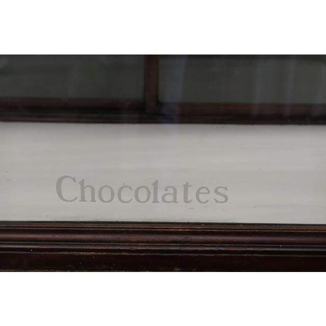Edwardian Cadburys Counter Top Display Cabinet, 1910 For Sale - Image 4 of 8