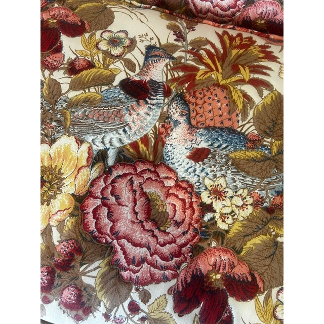 Vintage English Country Style Botanical Chintz Sofa For Sale In Naples, FL - Image 6 of 7