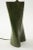 Green Modern Green-Dyed Carved Wood Table Lamp For Sale - Image 8 of 13