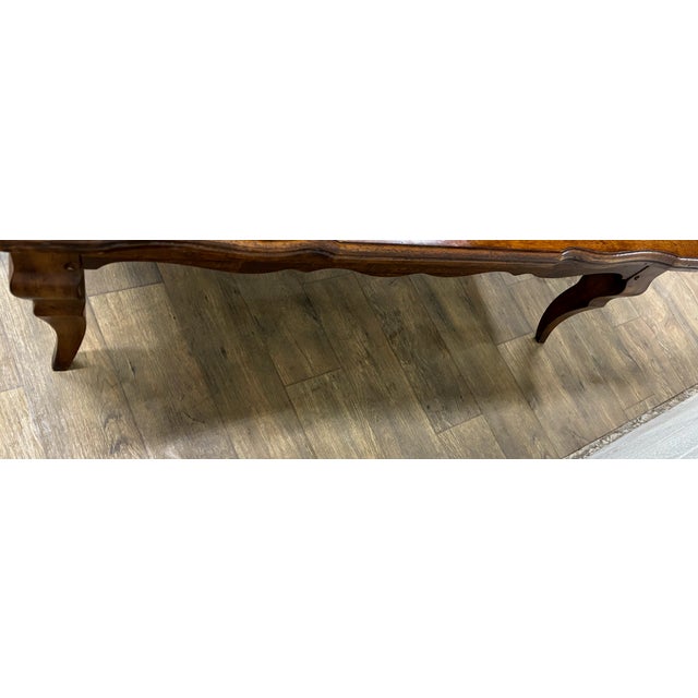 Vintage Universal Furniture French Louis XV Style Parquetry Coffee Cocktail Table For Sale - Image 10 of 10