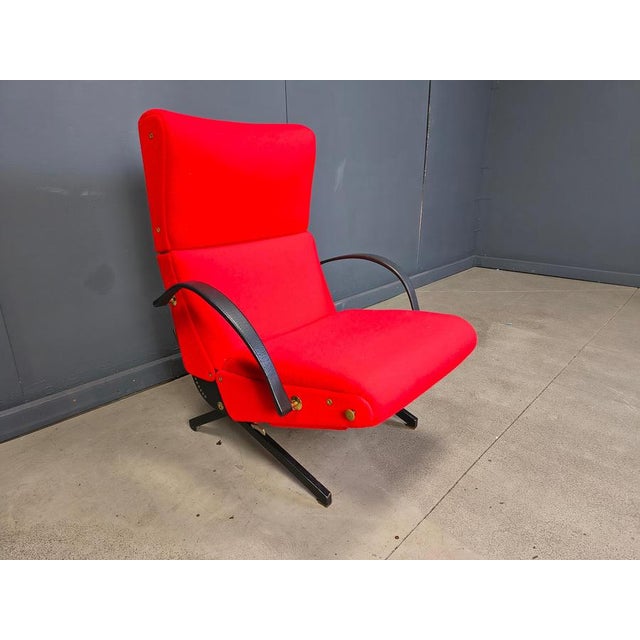 Vintage P40 Lounge Chair attributed to Osvaldo Borsani for Tecno, 1960s For Sale - Image 12 of 16