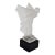 1930s Art Deco René Lalique Style Desna Frosted Glass Figure Fairy Flowing Wings For Sale