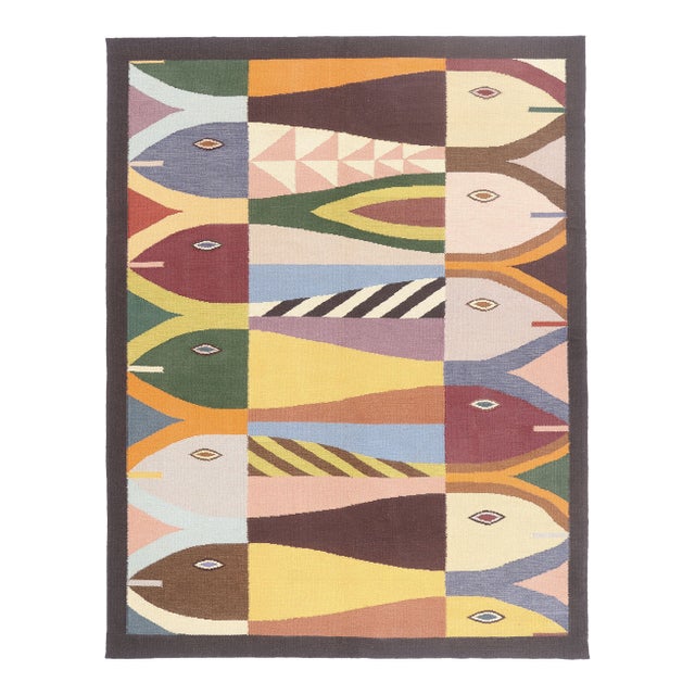 Contemporary Indian Kilim Rug, 09'05 X 12'02 For Sale