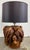 Vintage Knotty Burled Wood Table Lamps, a Pair For Sale - Image 11 of 15