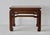 Brown Vintage Ming Style Convertible Side Table Stool Mid-Century For Sale - Image 8 of 15