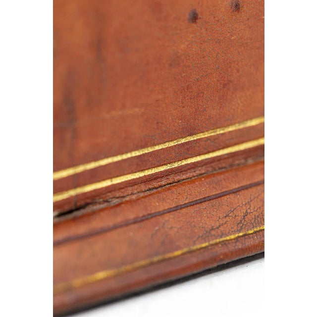Animal Skin Letter Holder in Leather, 20th Century For Sale - Image 7 of 9