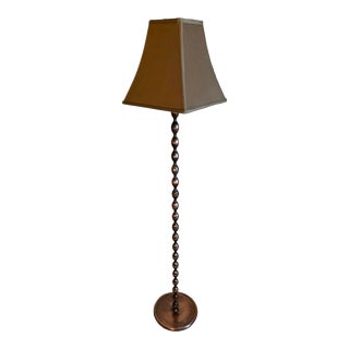 1970s Solid Copper Spheres Floor Lamp. For Sale