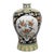 Chinese Meiping Porcelain Black Floral Vase - Famille Noire Pallete, Kangxi Style & Mark, Republic Period For Sale