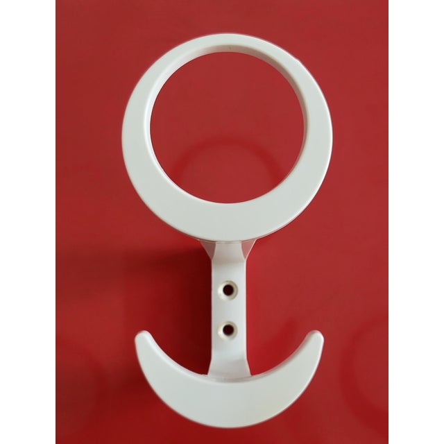 Ivory Vintage Austrian Coat Hooks, 1970s, Set of 4 For Sale - Image 8 of 8