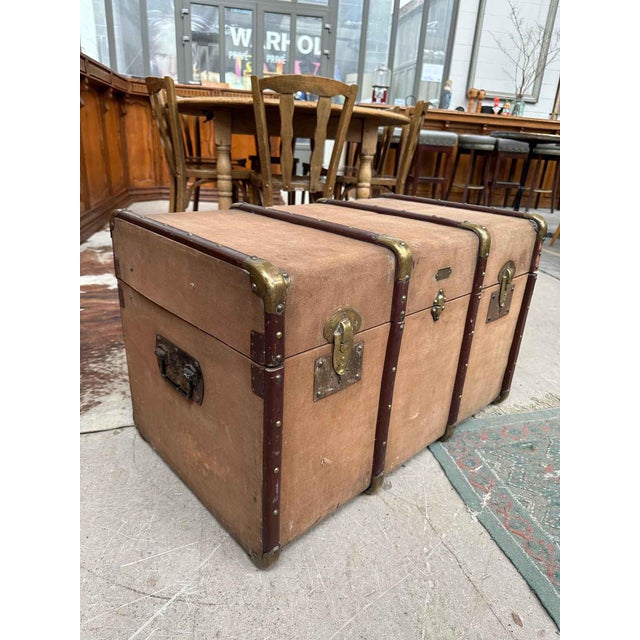 Vintage Soyez Père Travel Trunk, Lille For Sale - Image 13 of 13