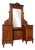 Vintage Walnut Dressing Table, 1950s For Sale
