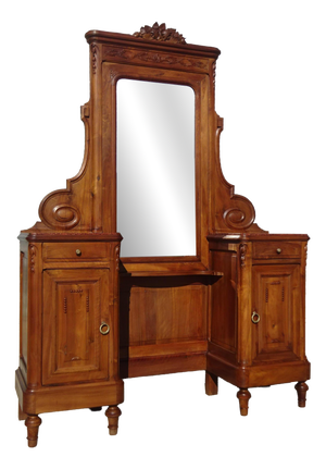 Vintage Walnut Dressing Table, 1950s