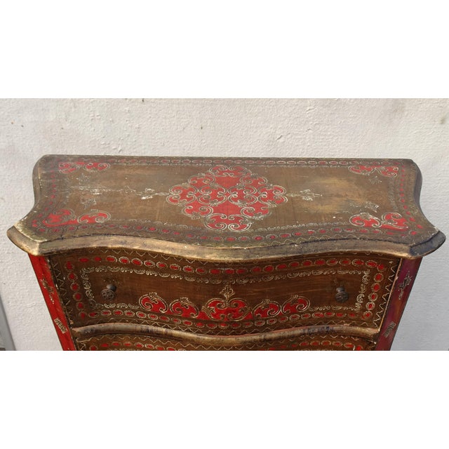 Brown Vintage Italian Florentine Chest of Drawers, 1970 For Sale - Image 8 of 18