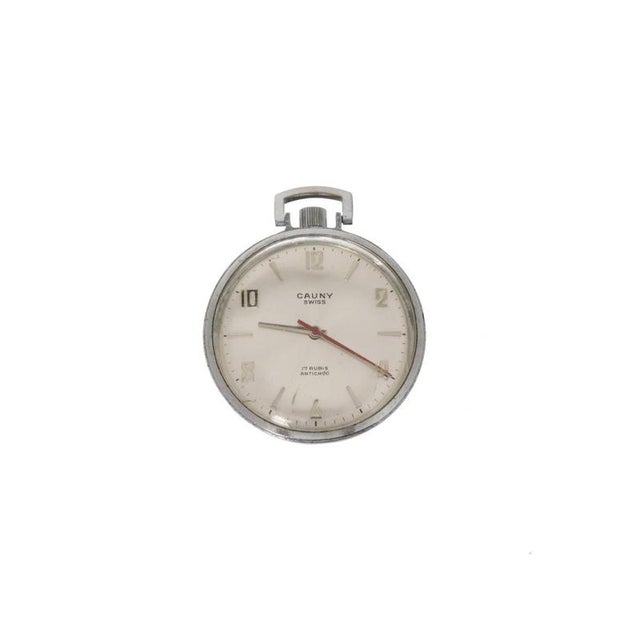 Art Deco Swiss Pocket Watch from Cauny For Sale - Image 6 of 6