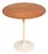 Vintage Knoll International Saarinen Walnut Tulip Side Table For Sale
