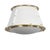 Metal Regina Andrew French Maid Flush Mount, White and Natural Brass For Sale - Image 7 of 7