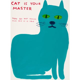 David Shrigley Cat Print For Sale