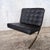 Mid-Century Black Leather & Chrome Barcelona Chair For Sale - Image 4 of 11