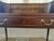 Brown 1970s Curved Inlaid Leather Top Writing Desk For Sale - Image 8 of 11