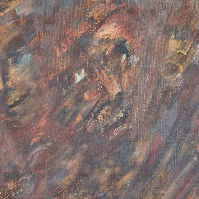 Contemporary Bruno Fantini, Abstract Composition, 2000s, Oil Painting on Canvas, Framed For Sale - Image 3 of 7