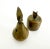 Vintage Aged Brass Apple & Pear Salt & Pepper Shakers - A Set For Sale - Image 4 of 9