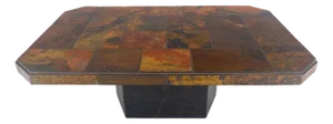 Lava Tile 32x48 Compact Studio Made Mid Century Modern Coffee Table MINT