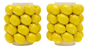 Italian Mid-Century Period Ceramic Lemon Vases