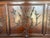 Chinese 1990s Dark Cherry Elmwood Flower and Bird Queen Size Oriental Headboard and Frame For Sale - Image 3 of 3