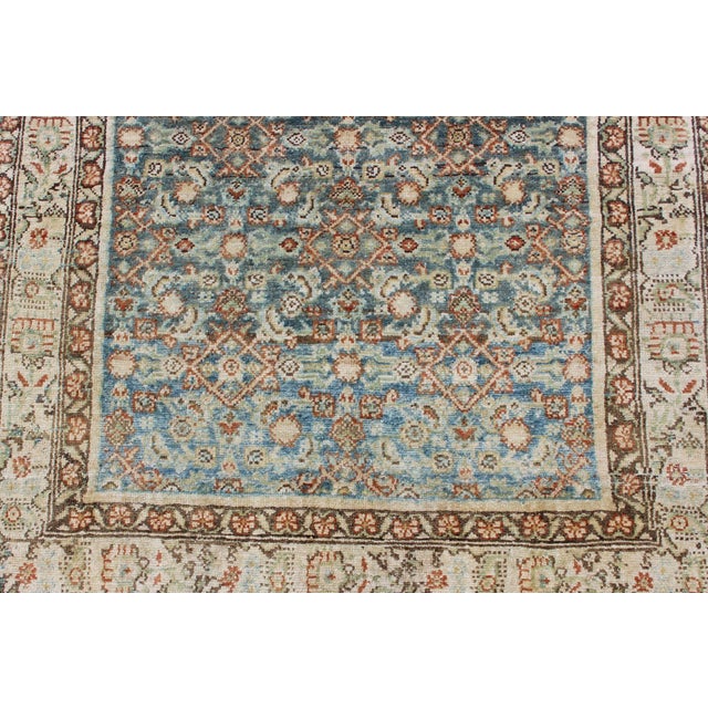 Antique Persian Malayer Runner With Detailed Allover Botanical Design 3'3 X 13'1 For Sale In Atlanta - Image 6 of 11