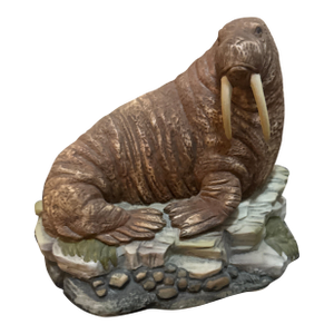 Vintage Porcelain Walrus Figurine by Andrea by Sadek