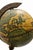 Vintage Italian Decorative Desktop Globe with Fiammato Wood Base, 1970s For Sale - Image 3 of 9