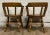 Wood Vintage Colonial Early American Style Pub Style Comb Back Barrel Dining Chairs For Sale - Image 7 of 10